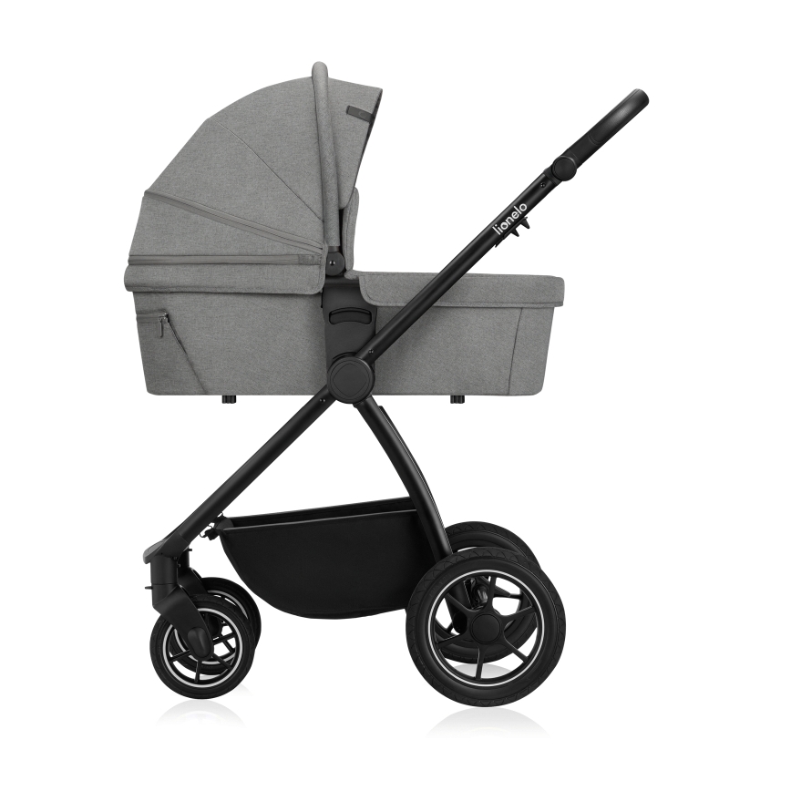 Lionelo - Kombi-Kinderwagen 2-in-1 MERIL Grey Stone