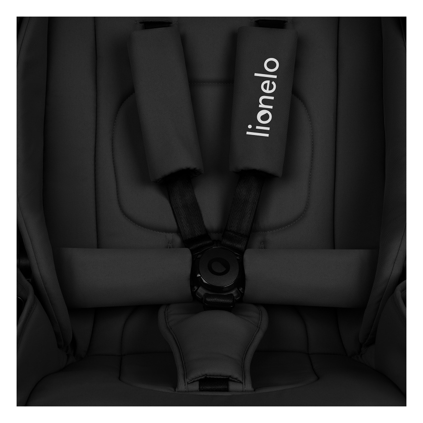 Lionelo - Kombi-Kinderwagen 2-in-1 MIKA PLUS Black Onyx