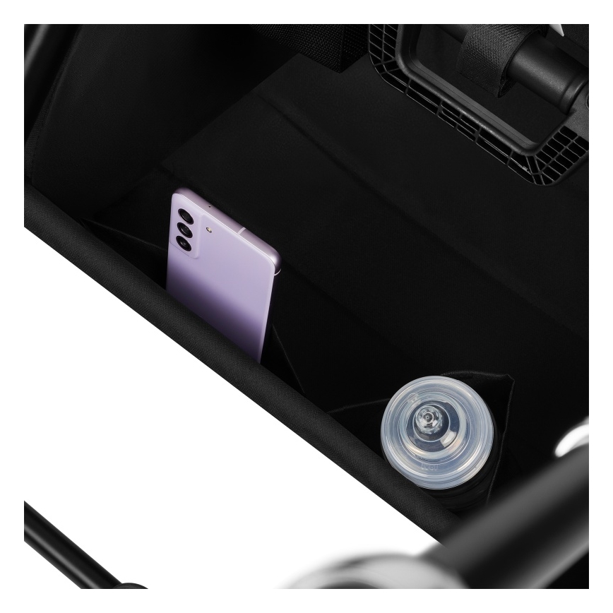 Lionelo - Kombi-Kinderwagen 2-in-1 MIKA PLUS Black Onyx