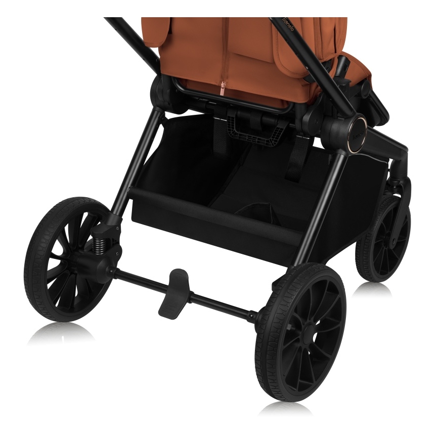 Lionelo - Kombi-Kinderwagen 2-in-1 MIKA PLUS Brown Rust