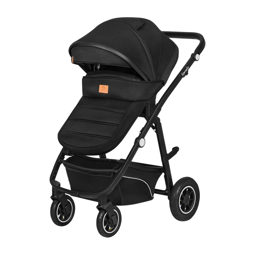 Lionelo - Kombi-Kinderwagen 3-in-1 BIANKA Schwarzer Onyx