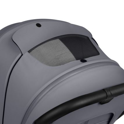 Lionelo - Kombi-Kinderwagen 3-in-1 MIKA PLUS Grey Stone