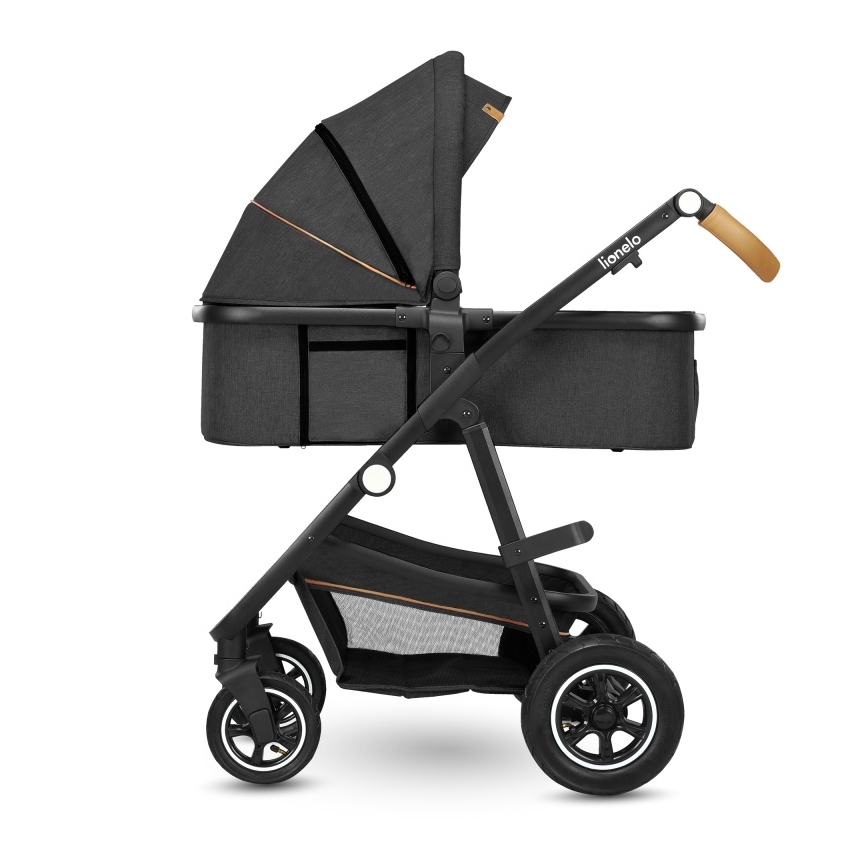 Lionelo - Kombikinderwagen 2-in-1 AMBER Grau Graphit