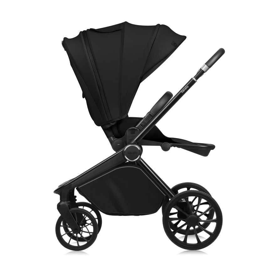 Lionelo - Kombikinderwagen 2-in-1 MIKA PLUS Onyx-Schwarz