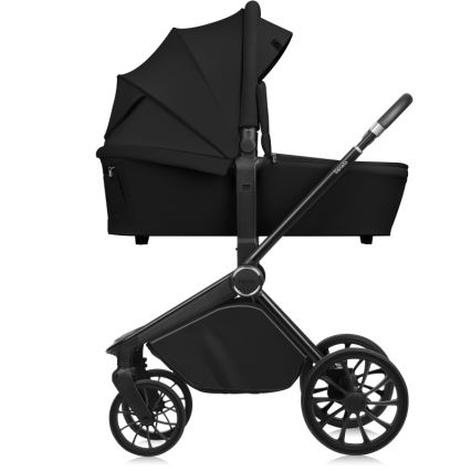 Lionelo - Kombikinderwagen 2-in-1 MIKA PLUS Onyx-Schwarz