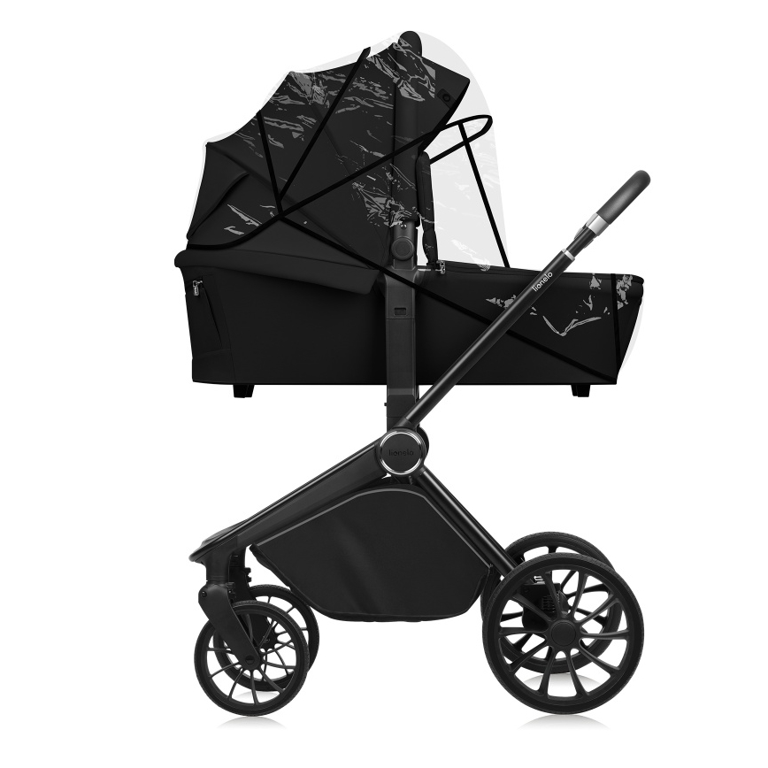Lionelo - Kombikinderwagen 2-in-1 MIKA PLUS Onyx-Schwarz