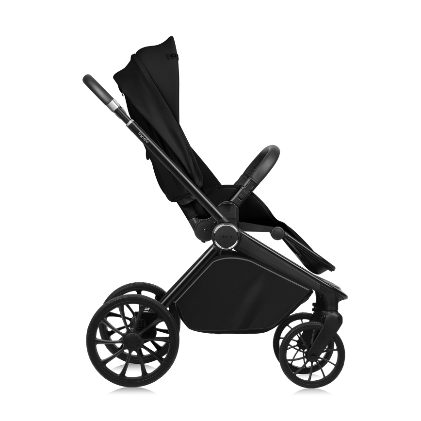 Lionelo - Kombikinderwagen 2-in-1 MIKA PLUS Onyx-Schwarz