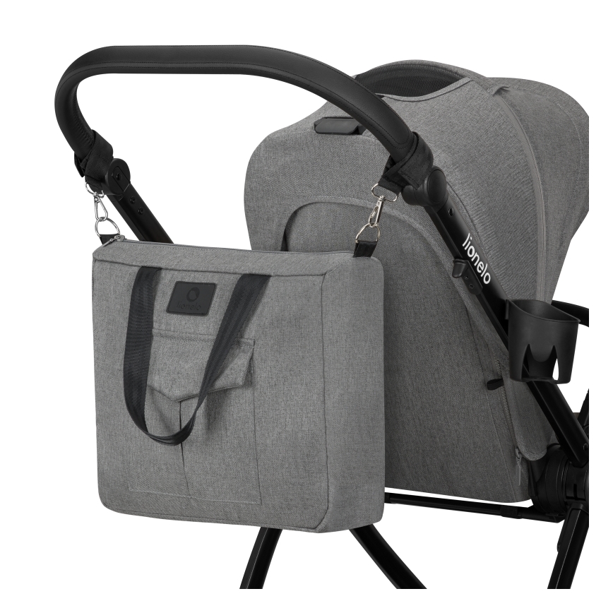 Lionelo - Kombikinderwagen 3-in-1 MERIL Grey Stone