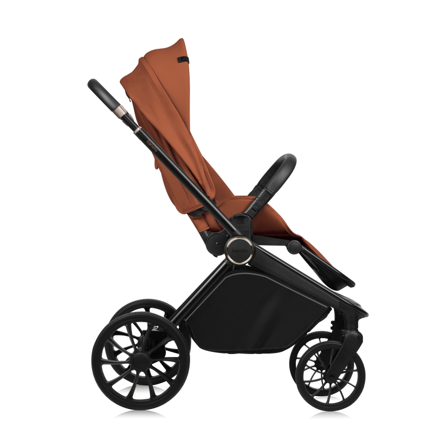 Lionelo - Kombikinderwagen 3-in-1 MIKA PLUS Rostbraun