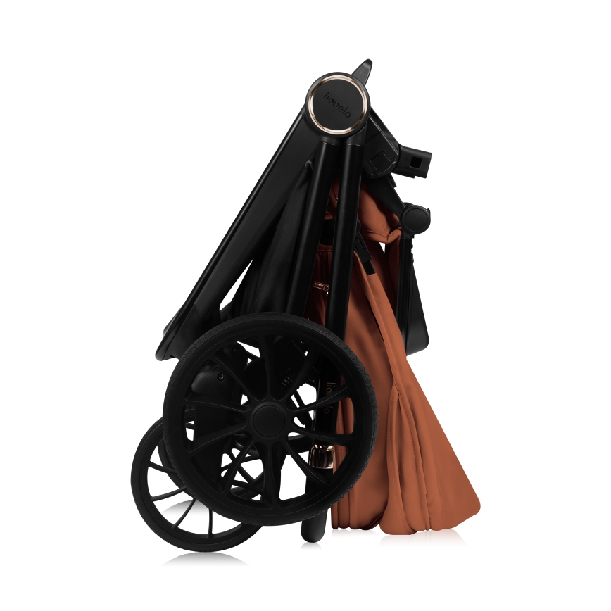 Lionelo - Kombikinderwagen 3-in-1 MIKA PLUS Rostbraun