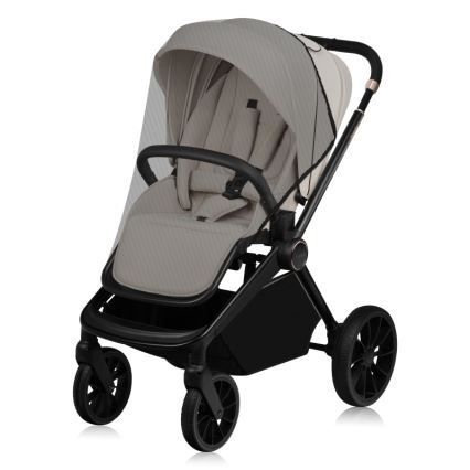 Lionelo - Kombinierter 2-in-1-Kinderwagen MIKA PLUS Beige Sand