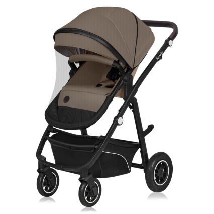 Lionelo - Kombinierter 3-in-1-Kinderwagen BIANKA Beige Sand