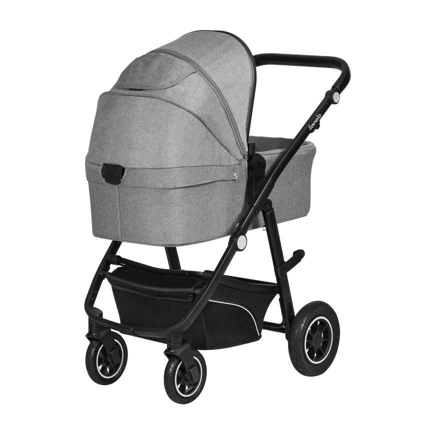 Lionelo - Kombinierter 3-in-1 Kinderwagen BIANKA Grey Stone