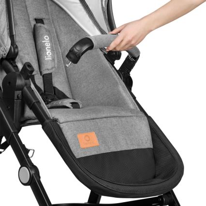 Lionelo - Kombinierter 3-in-1 Kinderwagen BIANKA Grey Stone