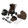 Lionelo - Kombinierter 3-in-1-Kinderwagen MIKA PLUS Mocha Mousse