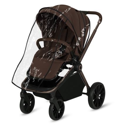 Lionelo - Kombinierter 3-in-1-Kinderwagen MIKA PLUS Mocha Mousse