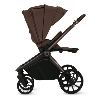 Lionelo - Kombinierter 3-in-1-Kinderwagen MIKA PLUS Mocha Mousse