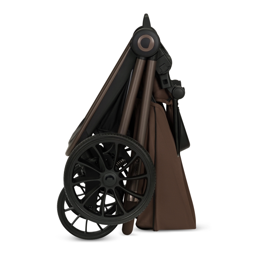 Lionelo - Kombinierter 3-in-1-Kinderwagen MIKA PLUS Mocha Mousse