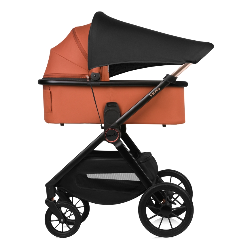 Lionelo - Kombinierter Kinderwagen 2-in-1 LAYLA Braun-Rost