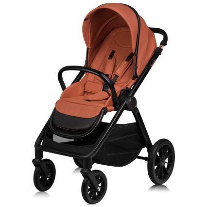 Lionelo - Kombinierter Kinderwagen 2-in-1 LAYLA Braun-Rost