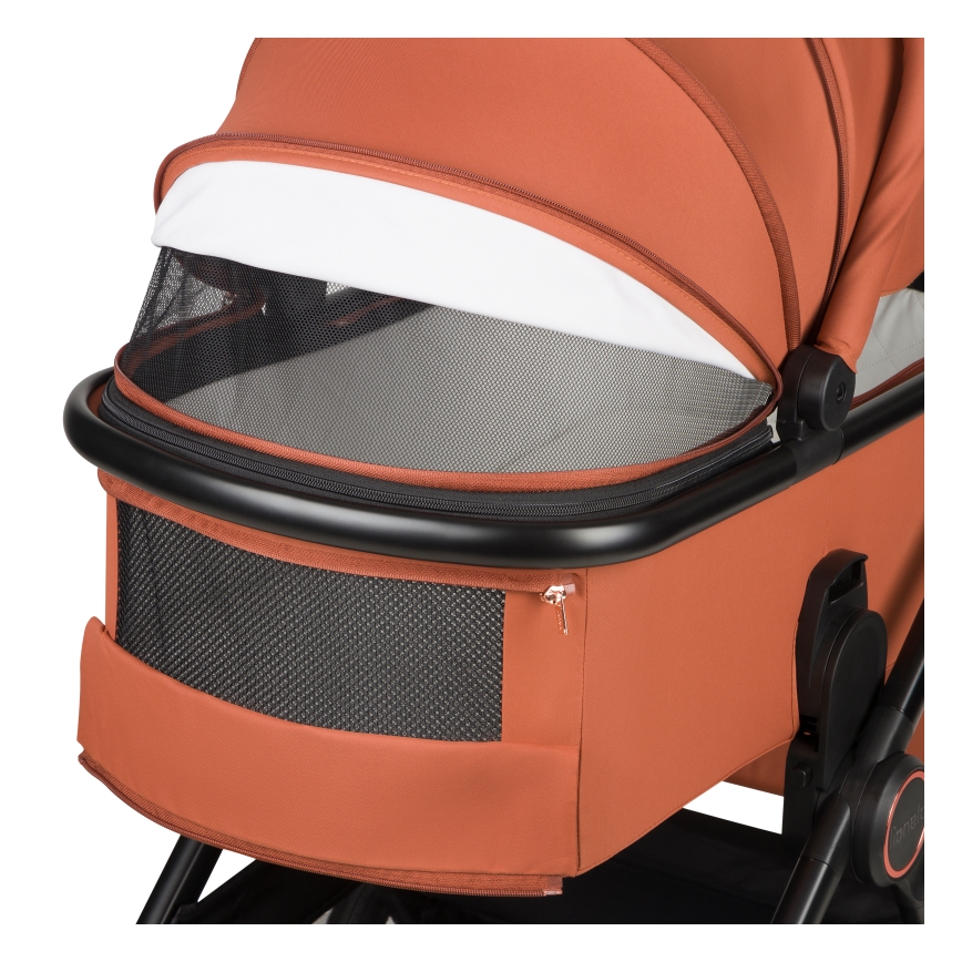 Lionelo - Kombinierter Kinderwagen 2-in-1 LAYLA Braun-Rost