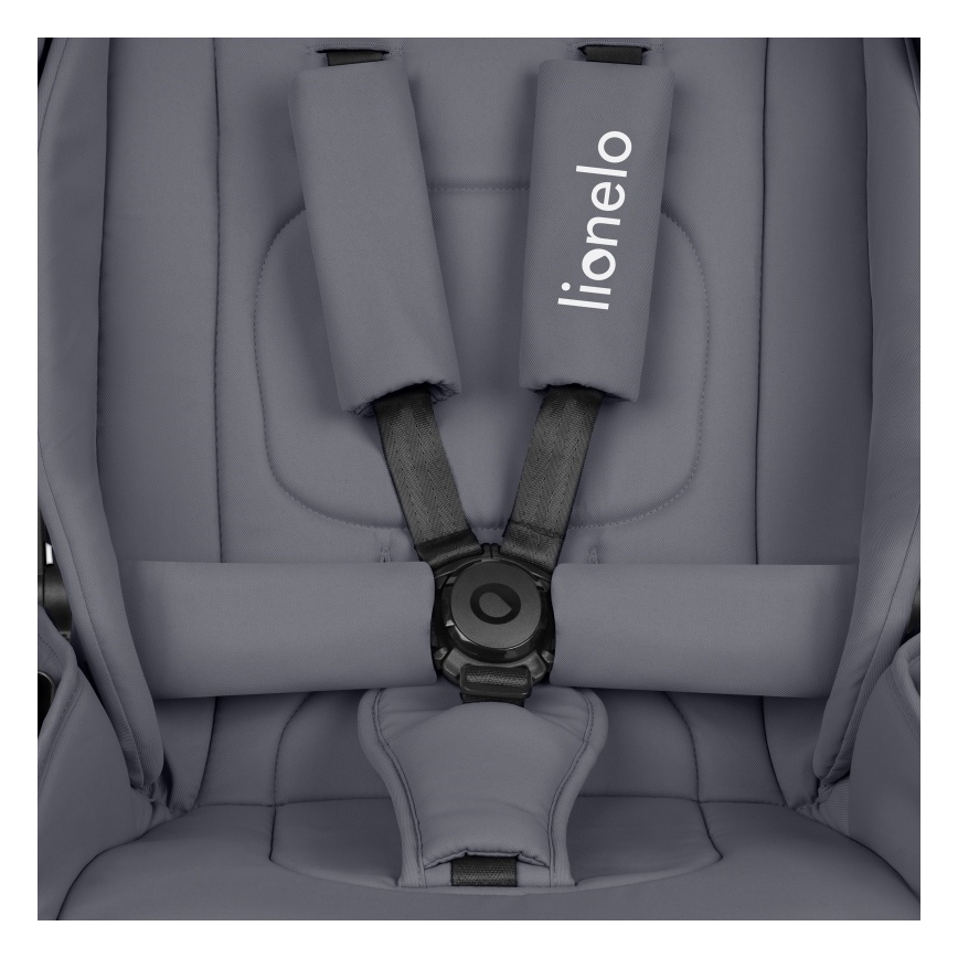 Lionelo - Kombinierter Kinderwagen 3-in-1 MIKA PLUS Grey Stone