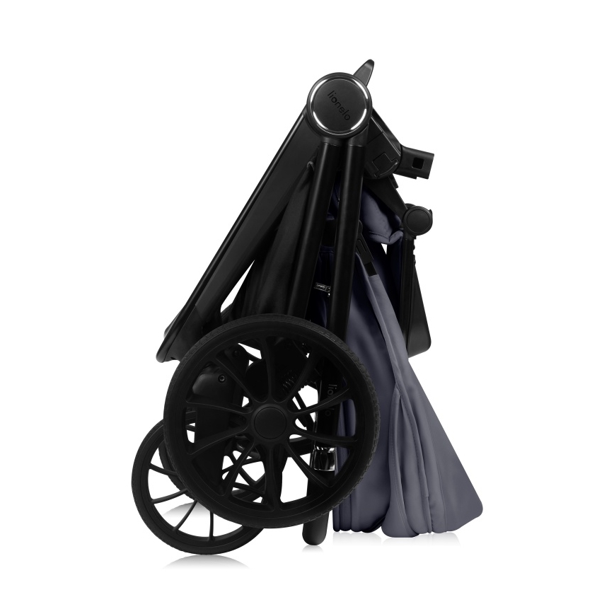 Lionelo - Kombinierter Kinderwagen 3-in-1 MIKA PLUS Grey Stone