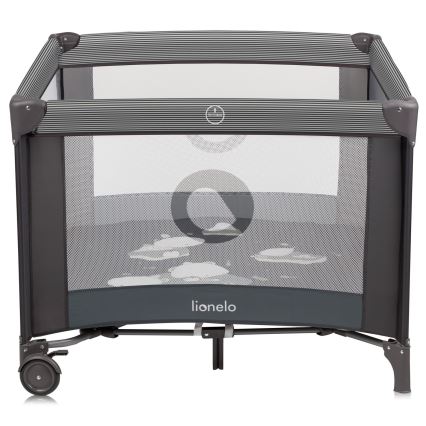 Lionelo - Laufgitter BONNIE Grau Scandi