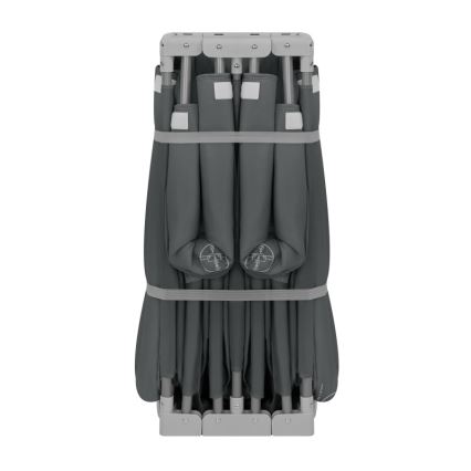 Lionelo - Laufgitter FLORENCE Grau/Graphit