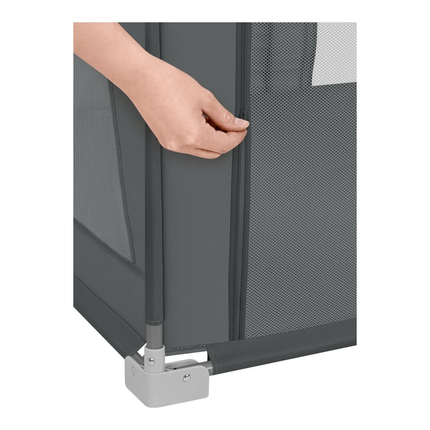 Lionelo - Laufgitter FLORENCE Grau/Graphit