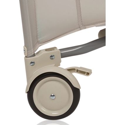 Lionelo - Laufgitter MILLE PLUS Grau/Beige