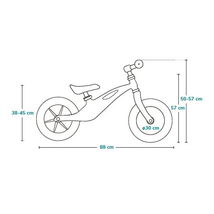 Lionelo - Laufrad BART AIR lila/rosa
