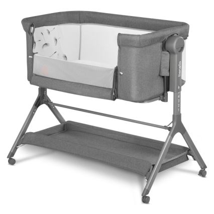 Lionelo - Lettino 3 in 1 LEONIE PLUS grigio