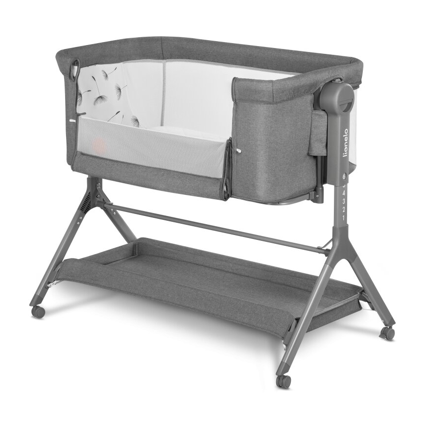 Lionelo - Lettino 3 in 1 LEONIE PLUS grigio