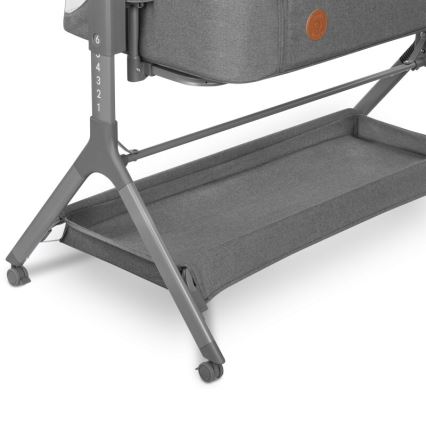 Lionelo - Lettino 3 in 1 LEONIE PLUS grigio