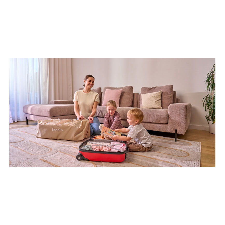 Lionelo - Lettino da viaggio 3 in 1 ELLEN Beige sabbia