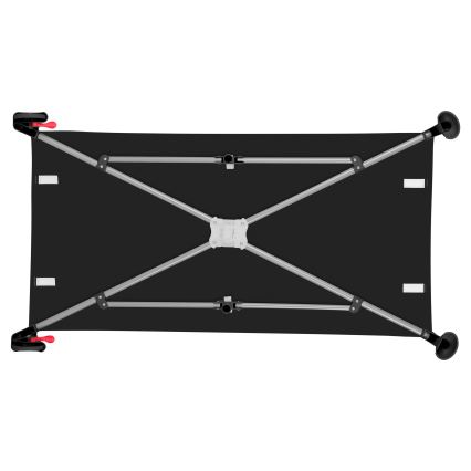Lionelo - Lettino da viaggio 3 in 1 ELLEN Black Carbon