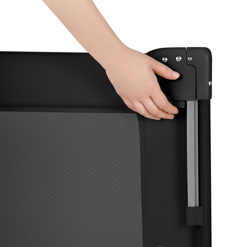 Lionelo - Lettino da viaggio 3 in 1 ELLEN Black Carbon