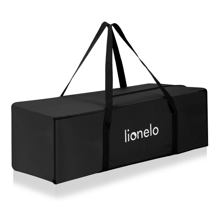 Lionelo - Lettino da viaggio 3 in 1 ELLEN Black Carbon