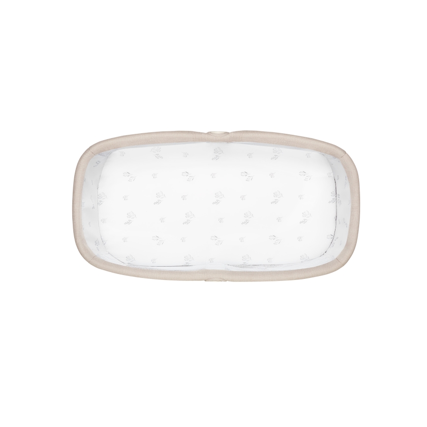 Lionelo - Lettino da viaggio 3 in 1 MALIN EVO Beige Naturale