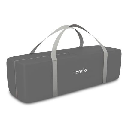 Lionelo - Lettino da viaggio FLOWER Grigio Scandi