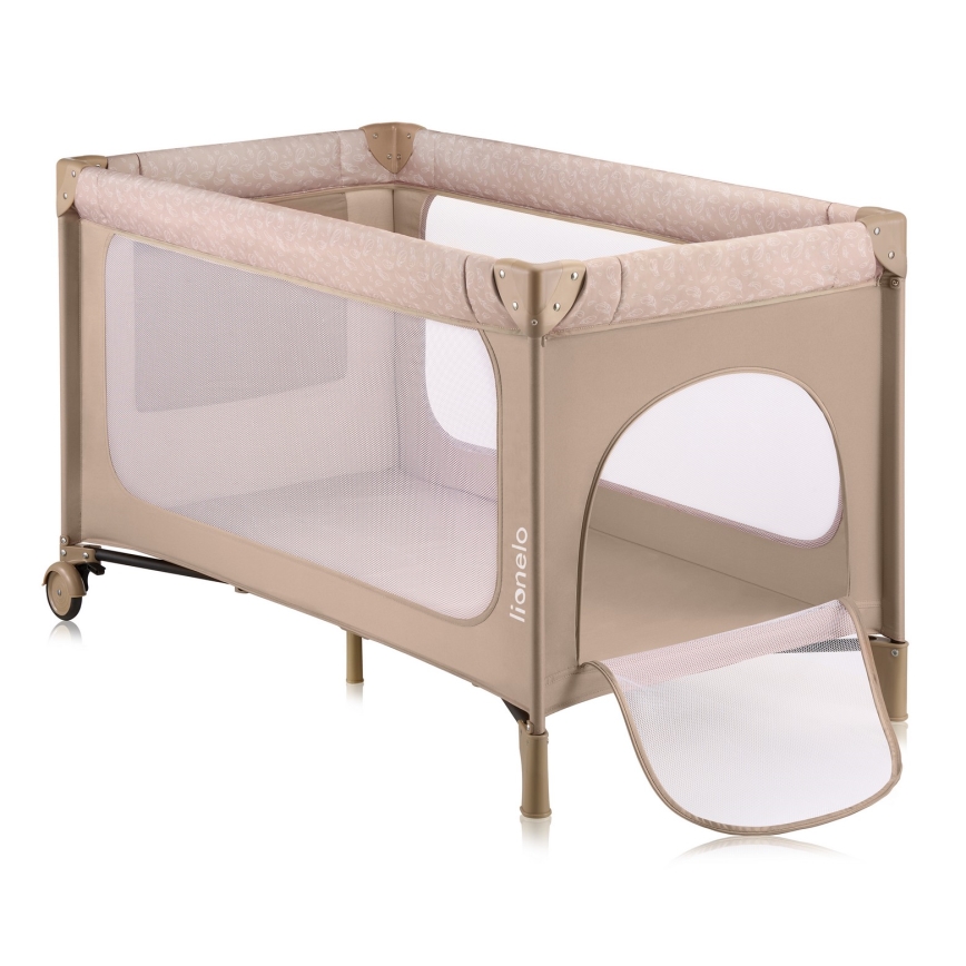Lionelo - Lettino da viaggio JASMIN EASY FOLD Beige Sand