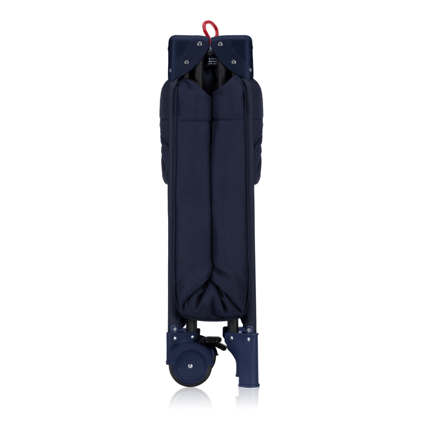 Lionelo - Lettino da viaggio JASMIN EASY FOLD Blu navy