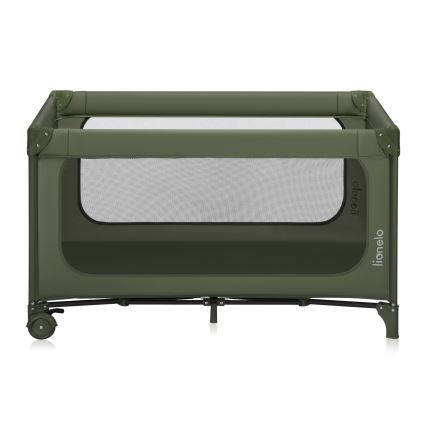 Lionelo - Lettino da viaggio JASMIN EASY FOLD Verde oliva