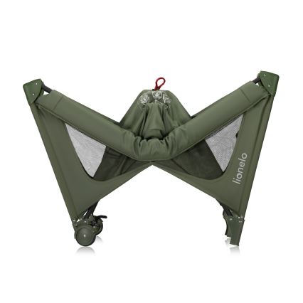 Lionelo - Lettino da viaggio JASMIN EASY FOLD Verde oliva