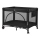 Lionelo - Lettino da viaggio LAURA Black Carbon