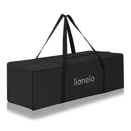 Lionelo - Lettino da viaggio LAURA Black Carbon