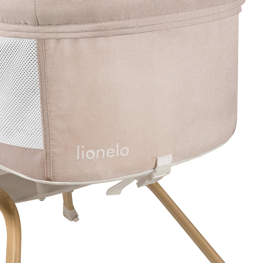 Lionelo - Lettino da viaggio MALIN EVO Beige naturale