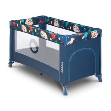 Lionelo - Lettino da viaggio STEFI blu scuro