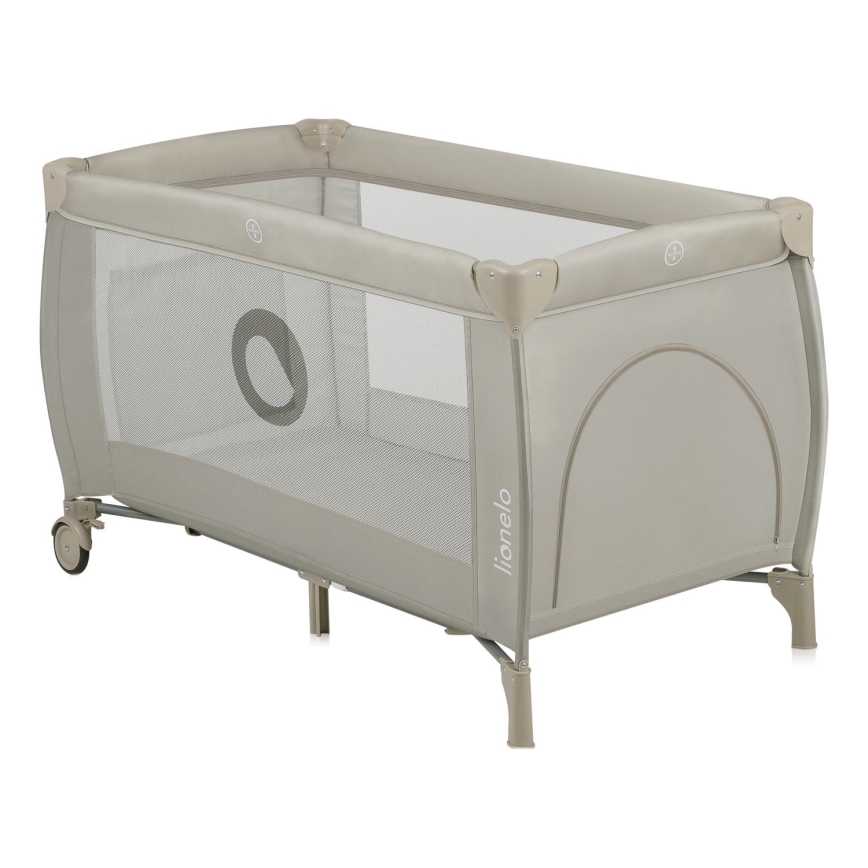 Lionelo - Lettino da viaggio STEFI PLUS Beige Cappuccino